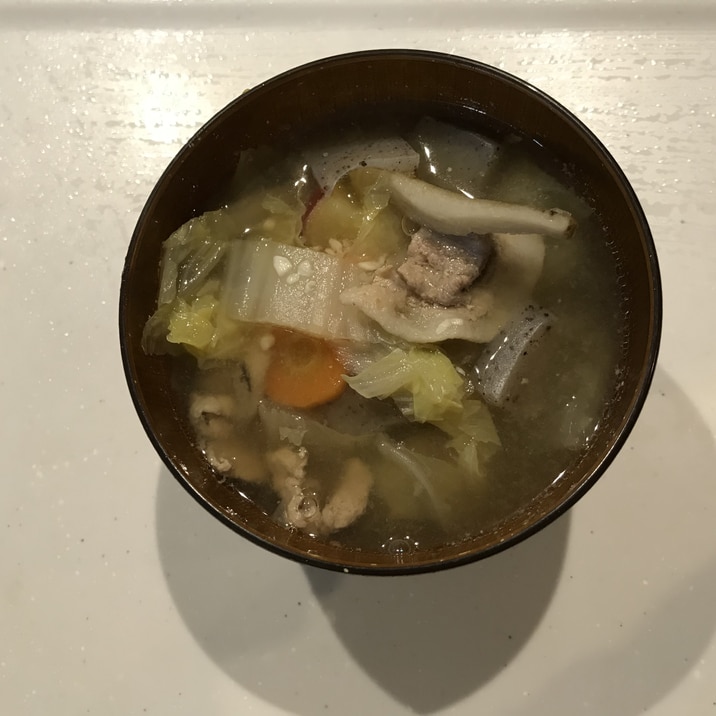 授乳中ママに 乳腺炎予防豚汁 レシピ 作り方 By ひーくんとまなぴーのママ 楽天レシピ 授乳中ママに 乳腺炎予防豚汁 レシピ 作り方 By ひーくんとまなぴーのママ 楽天レシピ